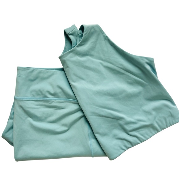 Girlfriend Collective Mint Green Activewear 2PC Set - Picture 2 of 3